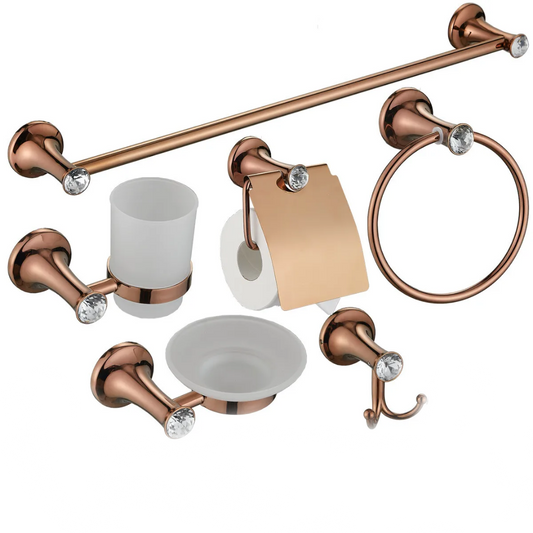 طقم اكسسوار روز جولد