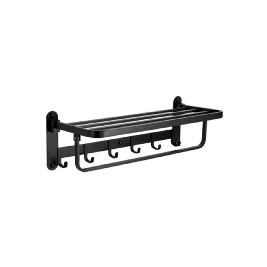 رف مناشف مع علاقة ستانلس ستيل